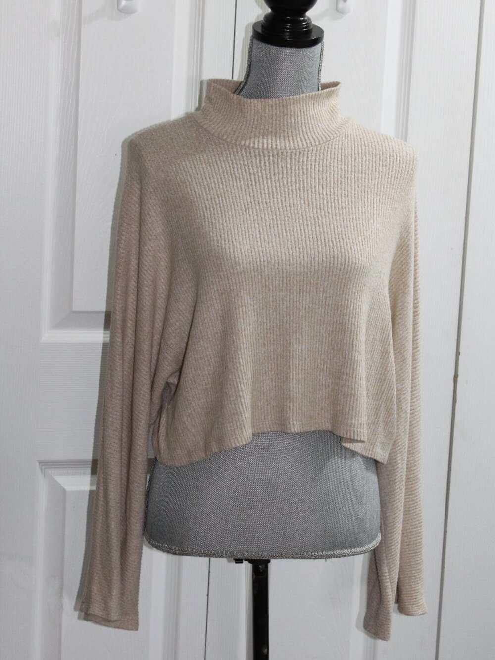 Blue Blush Batwing Oversize Sweater